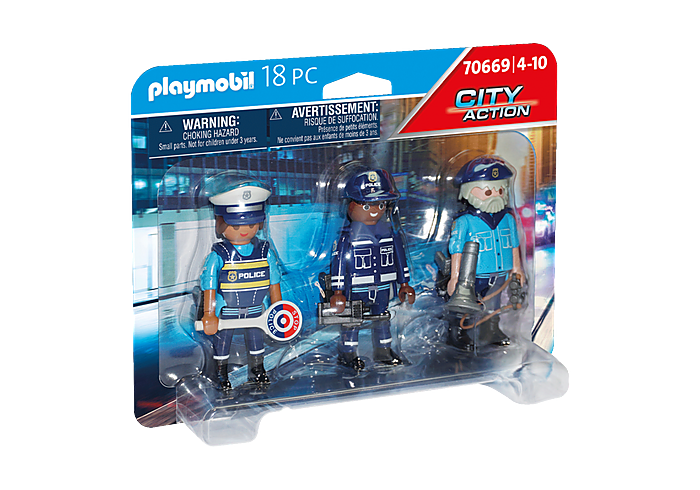 PlayMobil Police Figure Set