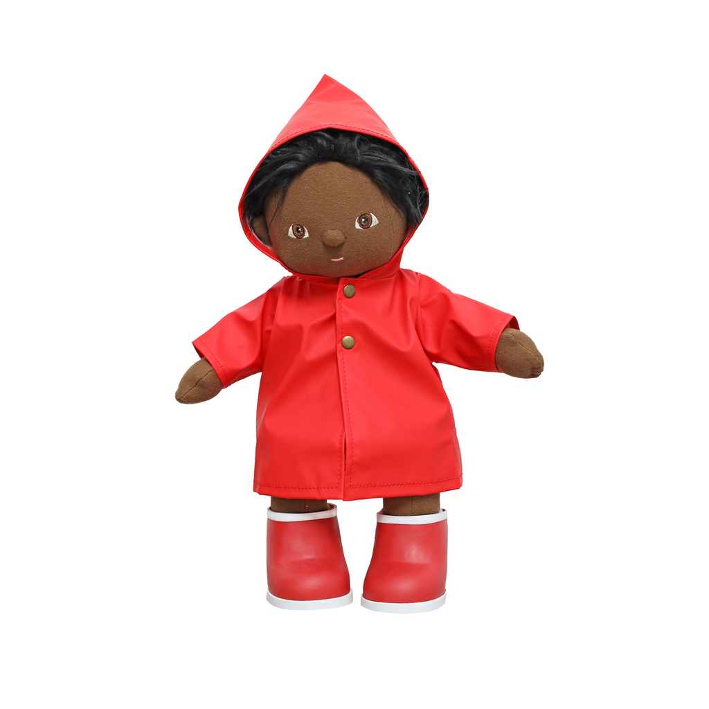 Olli Ella Doll's Clothes - Rainy Day Play Set Red
