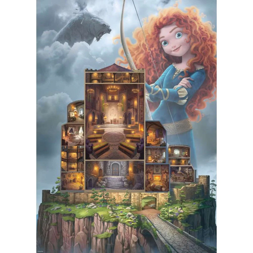 Ravensburger 1000pc Jigsaw Puzzle Disney Castles Merida