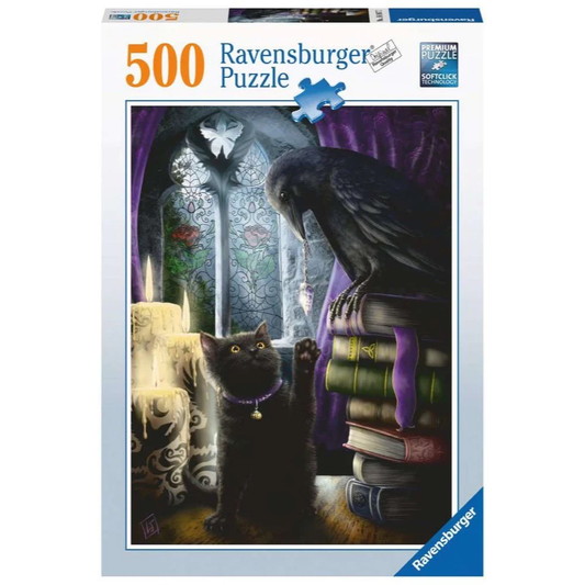 Ravensburger 500pc Jigsaw Puzzle Black Cat and Raven