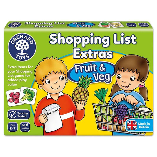 Orchard Toys Shopping List Game Extras Fruit and Veg