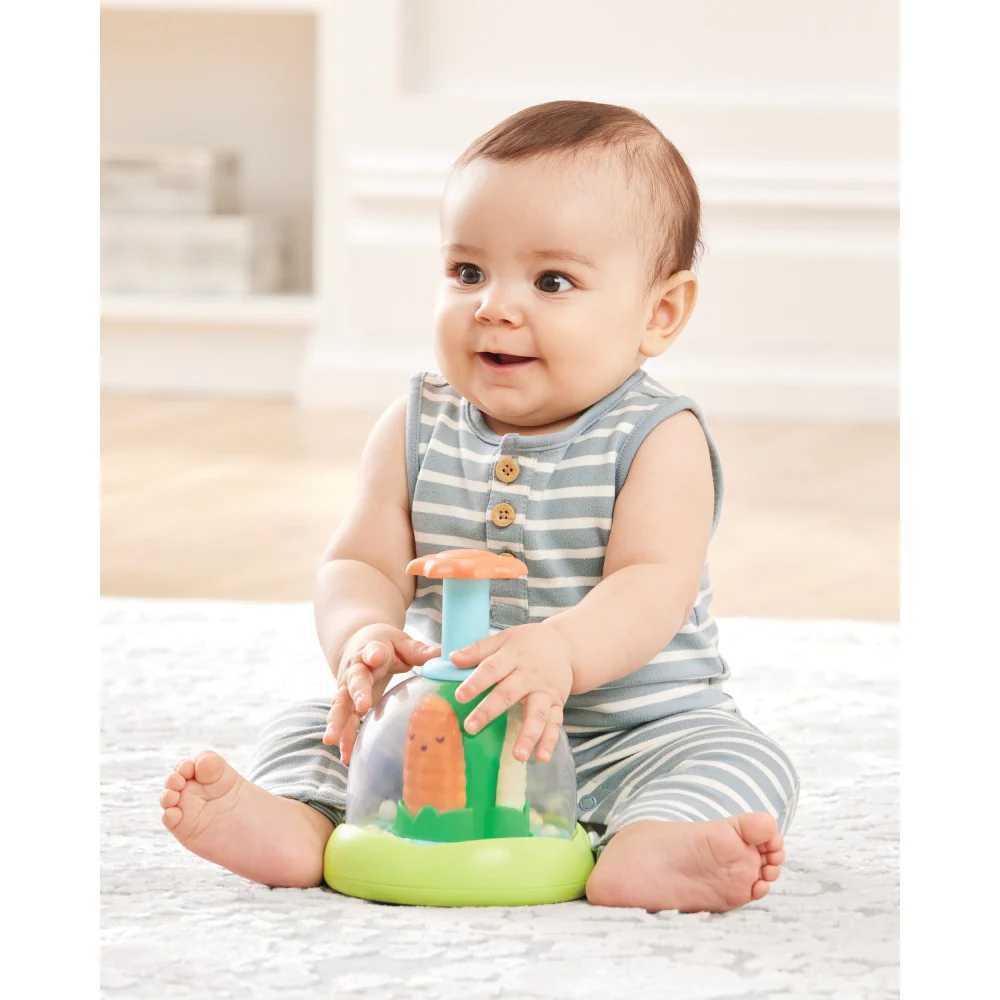 Skip Hop Farmstand Push and Spin Baby Toy