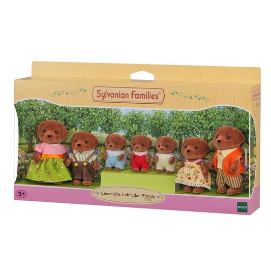 Sylvanian Families Chocolate Labrador Family