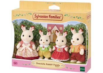Sylvanian Families Chocolate Rabbit Family