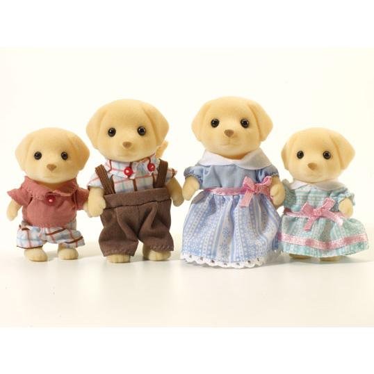 Sylvanian Families Yellow Labrador Family