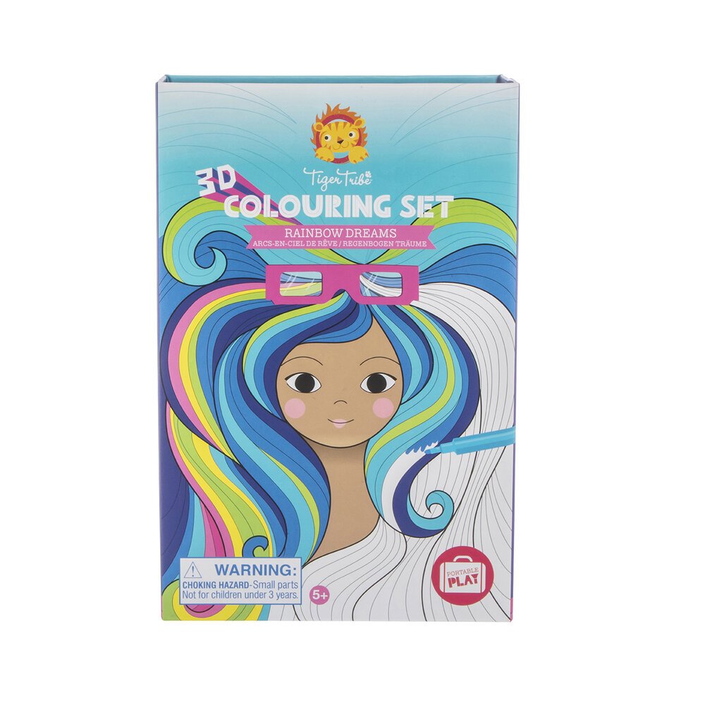 Tiger Tribe 3D Colouring Set Rainbow Dreams