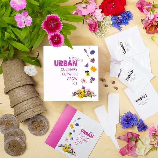 Urban Greens Culinary Flowers Grow Kit