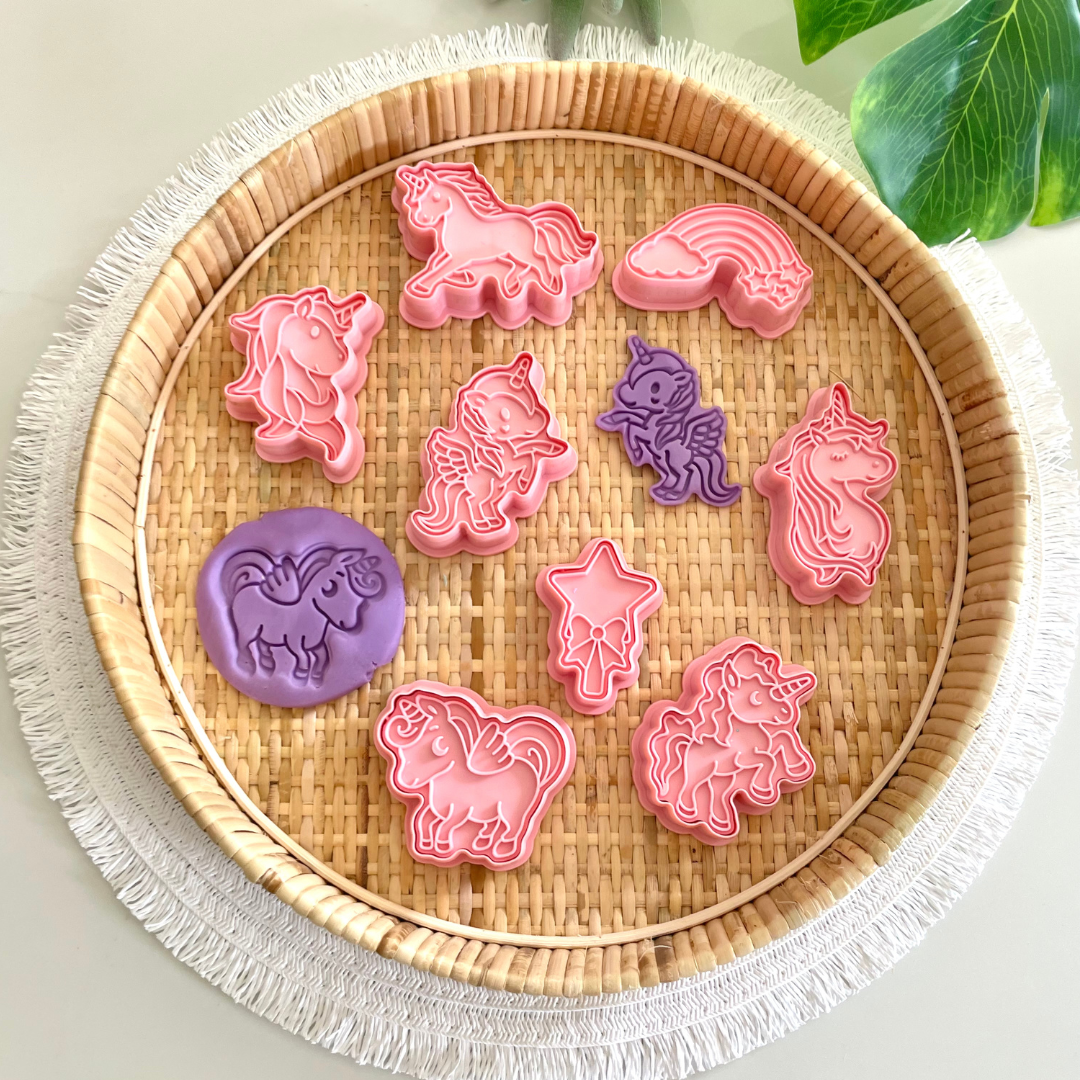 Wild Dough Unicorn Cutters and Stampers